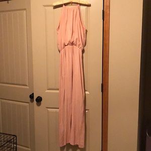 Floor length bridesmaid dress